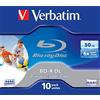 Verbatim Blu-Ray BD-R DL 50 GB 6 Disco Blu-ray Registrabile, 10 Pezzi