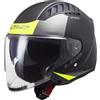 LS2 Casco Ls2 Of600 Copter 2 Urbane nero opaco giallo