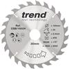 Trend Lama per sega CraftPro TCT per uso generico, 190 mm x 24 denti x 30 mm di foro, con punta in carburo di tungsteno, CSB/19024