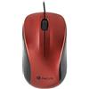 NGS CREW RED - Mouse Ottico 1200dpi con Cavo USB, Mouse per Computer o Laptop con 2 Pulsanti, Ambidestro, Rosso