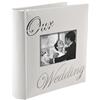 Malden I do Photo Album, Our Wedding White And Silver, No Size