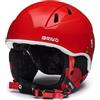 Briko, HELMET Unisex bambino, Shiny Monza Red-White-Animal, SM