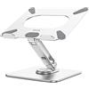 BESIGN LSX7 Supporto PC Portatile con Base Girevole a 360°, Supporto per Portatile Ergonomico, Supporto per Laptop Compatibile con Portatili da 10-15.6 (Argento)