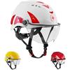 Kask Superplasma HP Visor - Casco con Visiera Croce Rossa - Bianco - Rosso
