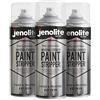 JENOLITE Sverniciatore Spray per Vernice Industriale | Formula Gel Antigoccia | 3 x 400 ml | Rimuovi Vernice per Metallo, Legno, Mattoni, Cemento