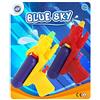BLUE SKY - 2 Pistole ad Acqua - Gioco all'Aperto - 048027 - Multicolore - Plastica - 15 cm - Giocattolo per Bambini - Gioco da Spiaggia - Piscina - A partire dai 3 anni