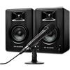 M-Audio BX3 + Marantz Professional M4U - Casse Monitor amplificate da tavolo + Microfono USB con Scheda Audio Integrata