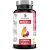 Nutribiolite Nootropico Naturale Senza Caffeina - Bacopa, Melena di Leone, Colina, Ginkgo Biloba, Tè Verde, Fosfatidilserina - Memoria, Concentrazione, Energia. Per l'Affaticamento Mentale,Senza Additivi