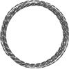 Vaessen Creative Filo di Ferro Modellabile Diamond Cut da 5 m x 2 mm Anthracite (Grigio) - Filo Flessibile per Creazioni Floreali, Realizzazione di Gioielli e Modellismo