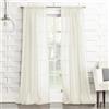 No. 918 Tayla - Tenda a pannello semi-trasparente con tasca per bastone, 127 x 304 cm, colore: Panna