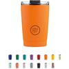 Cool Bottles - Tumbler - Bicchiere Termico in Acciaio Inossidabile - 330 ml - Vivid Orange - Tazza da Caffè - Coperchio Ermetico - Bevande Fredde 10 ore e Calde 5 ore - Finitura Antimacchia