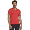 Wilson Series Seamless Short Sleeve Polo Rosso L Uomo