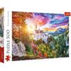 Trefl - Veduta del castello di Neuschwanstein, Germania - Puzzle da 500 pezzi - Foresta, Puzzle Moderno fai-da-te, Intrattenimento Creativo, Puzzle Classici per Adulti e Bambini dai 10 anni in su