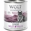 Wolf of Wilderness Senior 12 x 800 g umido per cane - Wild Hills - Anatra