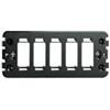 Vimar Spa Supporto 5 Moduli con Viti per Scatole Incasso Rettangolari Nero Vimar 08533