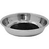 Nobby Ciotola in acciaio inox con tappetino per perdite, antiscivolo, Ø 13,5 x 3 cm, ca. 200 ml
