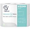 PAPERNET Carta igienica classica Freshen Tech - 2 veli - 300 strappi - diametro 12,2 cm - 9,5 cm x 33,3 mt - Papernet - pacco 4 rotoli (unità vendita 1 pz.)