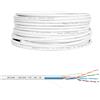 VulTech SC13102-100 Bobina Matassa Lan Categoria 5e FTP 100 Metri 23AWG Ethernet cavo rete impianti alta velocità 1Gbps 100m Cat5e, 100 Ohm, 10/100/1000 Mbps