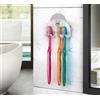 Metaltex (fp) Gancio Multiplo Porta Spazzolini da Denti in Plastica pp con Dischetto s