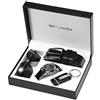 BSTcentelha Set Regalo da Uomo Orologio da Polso Cintura Portachiavi Occhiali da Sole Regalo da Uomo Festa Del Papà Regalo di San Valentino matrimonio Natale Fidanzato Set Regalo