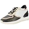 Geox D Desya A, Sneakers Donna, Nero/Bianco (Black/White), 38 EU
