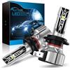 Sycreek Lampadina H7 LED per Auto e Moto, CSP 60W 14000LM 6000K Bianco, 1:1 Mini Led H7 Non Polarità Senza Adattatore Richiesto Sostituzione Kit Lampadina Alogena, 2 Lampadine