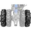 Güde 95182 Set Ruote Doppio Pneumatico GDB 62 (2 Ruote 4.00-8, 2 adattatori, Adatto per: 95180 e 95187 motocoltivatore), Blu