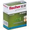Fischer tasselli per cartongesso, GK green S, 45 pezzi, 524869
