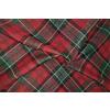 Russo Tessuti Tessuto Natale Natalizio Gobelin Cotone Lurex Scozzese Rosso 50x280 cm