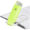 HONWELL Lampada da Lettura, Luce per Lettura Libri a Letto Lampada Clip Ricaricabile, 3 livelli di luminosità Luce Libro USB Ricaricabile per di Notte, E-Reader, Bambino, Studio, Letto, Verde