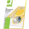 Q-Connect Pouches per plastificatrici Q-Connect 2x80 µm finitura lucida A3 Conf. 100 pezzi - KF04122