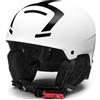 Briko, HELMET Unisex adulto, Matt White-Black, S