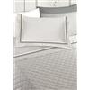 Laura Biagiotti - Set Lenzuola Matrimoniali Maxi Flanella di Puro Cotone, Completo Lenzuola Invernale Felpate in Flanella Anti-Pilling Pachira Grigio