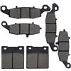 Yerbay Pastiglie freni Anteriore/Posteriore kit per Suzuki GSX 750 1998-2006/ GSF 600 Bandit 2000-2004 / GSX 600 1998-2006/ SV 650 1999-2002 / SV 400 2000-2002