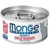 MONGE & C. SPA Monge Monoproteico Pezzetti Solo Manzo Cibo Umido Gatti 80g