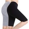 Ferrieswheel Story Leggings Neri Donna Cotone Pantaloni Corti Elasticizzati Pantaloncini Sportivi