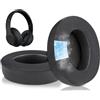 SoloWIT Cuscinetti Auricolari Ricambio in Gel di Raffreddamento per Beats Studio 2 e Studio 3 con Cavo e Senza Fili, Padiglioni con Schiuma ad Alta Densità per l'Isolamento dal Rumore - Nero