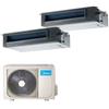 CLIMATIZZATORE DUAL CANALIZZATO 18+18 MIDEA DC INVERTER R-32 A++A+ WI FI READY U.E. M4O-36FN8-Q LINEA 2024