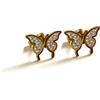 SANICO Srl Inverness Orecchini Farfalla Giallo Zircone Sterili