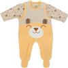 Fs - Baby TUTINA NEONATO CINIGLIA SALOPETTE MANICA LUNGA - ORSETTO