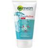 GARNIER gel detergente scrub anti imperfezioni 3 in 1 skin naturals pure 150 ml