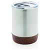 Tazza portatile termica da caffè in acciaio e sughero personalizzata Maybelle 180 ml personalizzate o neutre