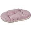 Ferplast Cuscino per cani e gatti PRINCE 45/2, Lettino imbottito per animali, Double-face, Soffice velluto, Lavabile, 43 x 30 cm, Rosa
