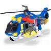 Dickie Toys Elicottero di soccorso 39 cm, sistema a ruota libera, luci e suoni, gancio motorizzato