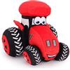 Toyland® Trattore agricolo in peluche da 21 cm (8 pollici) - Decorazione per la camera dei ragazzi (rosso)