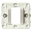 Vimar Spa Supporto Rigato 1 Modulo con Griffe Bianco Idea Vimar 17081.B