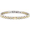 Maserati Jewels Bracciale Uomo, 21 cm, in Acciaio, Finitura Oro, Idee Regalo Uomo - JM320AST09