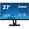 iiyama iiyama ProLite XUB2792UHSU-B5 - Monitor a LED - 27 - 3840 x 2160 4K @ 60 Hz - IPS - 350 cd/m² - 1000:1 - 4 ms - HDMI, DisplayPort - altoparlanti - nero, opaco XUB2792UHSU-B5