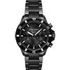 Emporio Armani Orologio cronografo da uomo, in ceramica, con cassa da 43 mm, Nero (Black)