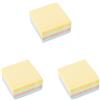 D.RECT | Foglietti Adesivi | 76x76mm | Note Adesive | 400 Fogli | Forniture per Ufficio | Colore Pastello, Pacco da 3